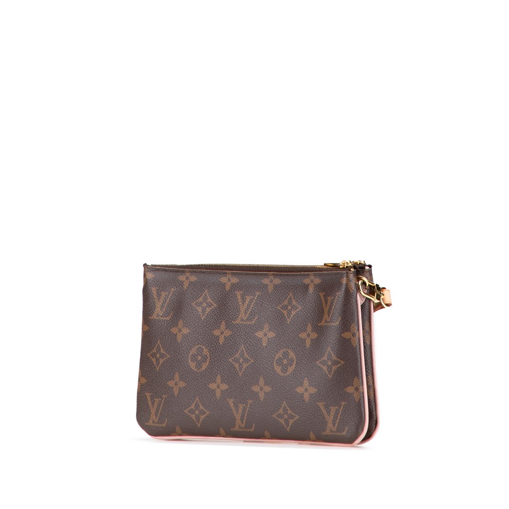 Louis Vuitton Monogram Blooming Flowers Double Zip Pochette - 2