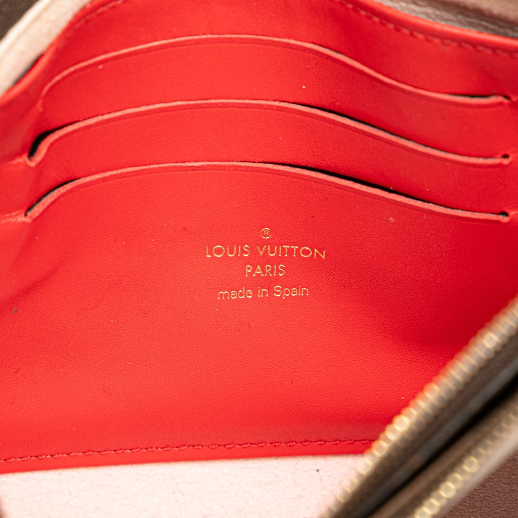 Louis Vuitton Monogram Blooming Flowers Double Zip Pochette - 5