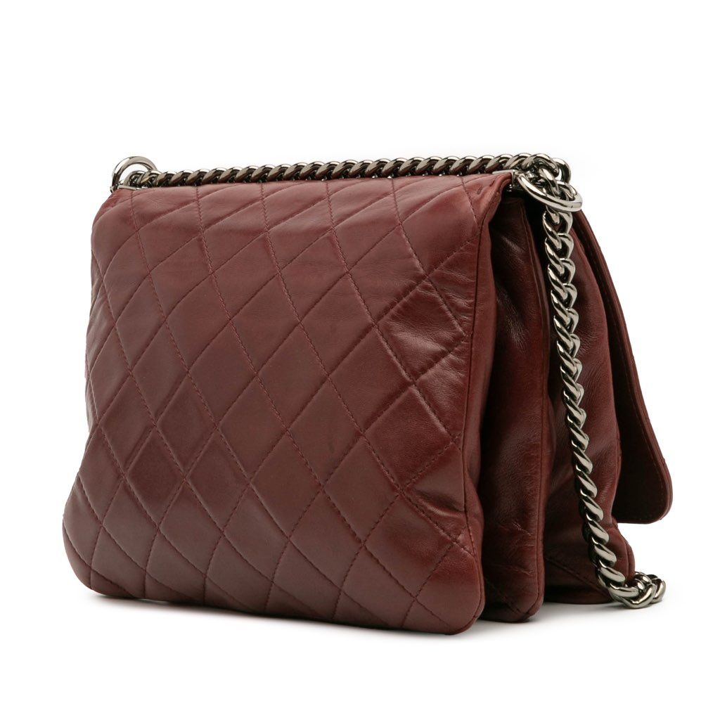 Chanel Quilted Lambskin Boy Three Compartment Flap - 2