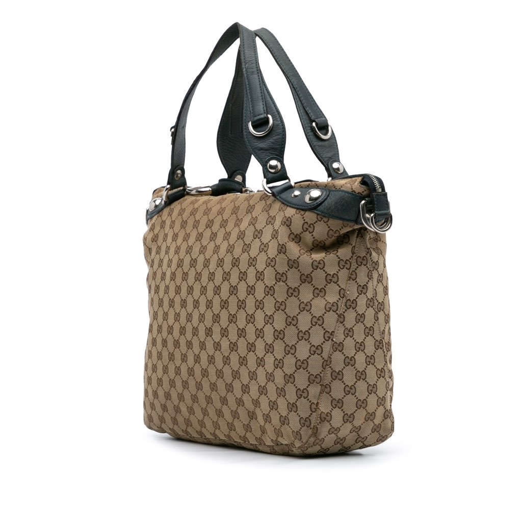 Gucci Large GG Canvas Icon Bit Satchel - 2