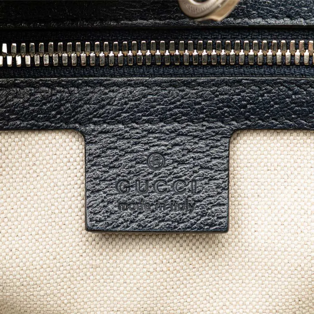 Gucci Small GG Canvas Interlocking G Tote Blue Canvas Very good - Box View
