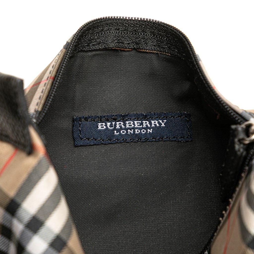 Burberry House Check Canvas Handbag - 5