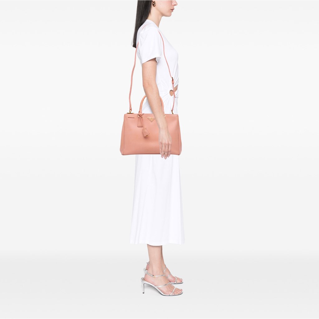 Prada Medium Saffiano Lux Galleria Double Zip Tote - Image 14