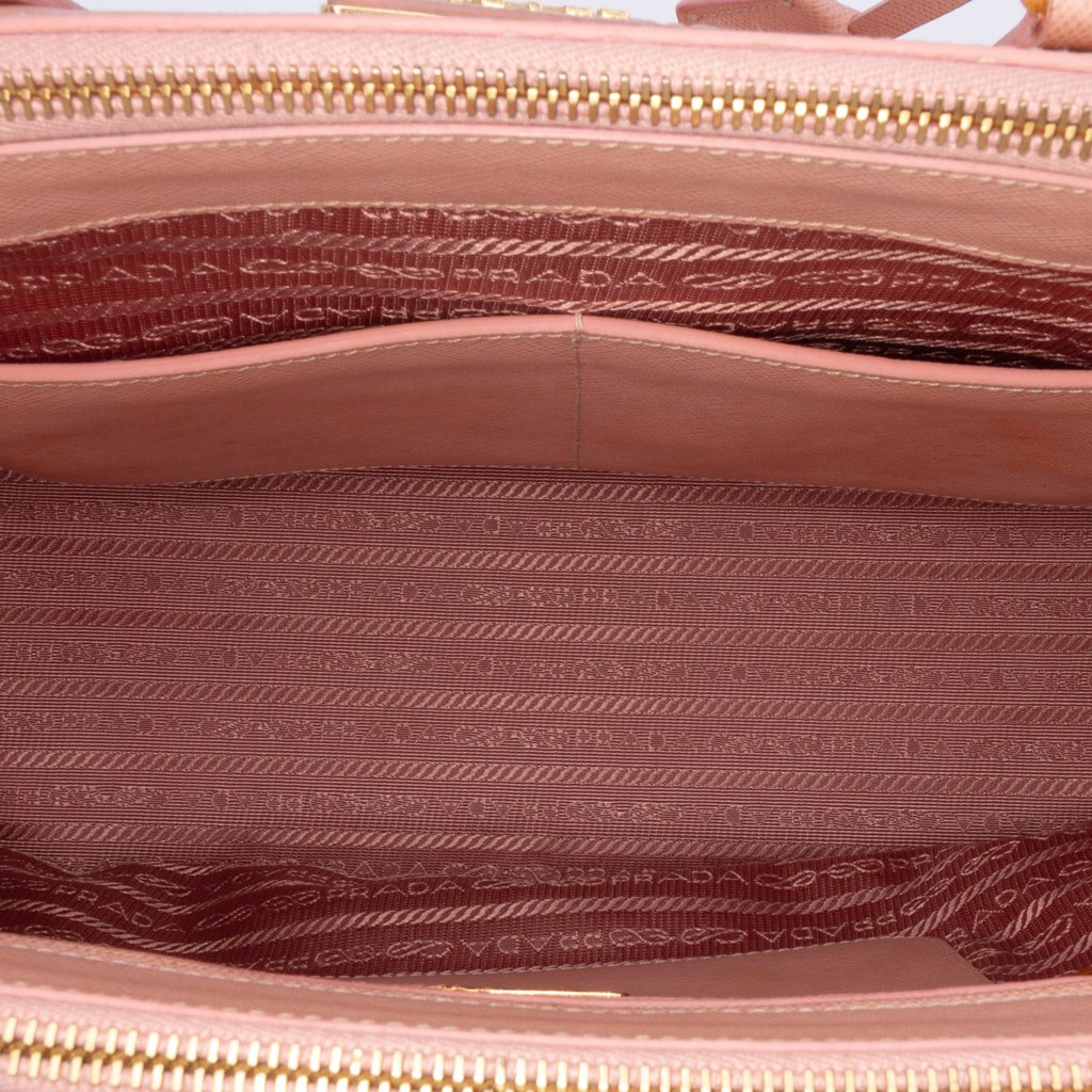 Prada Medium Saffiano Lux Galleria Double Zip Tote - 4