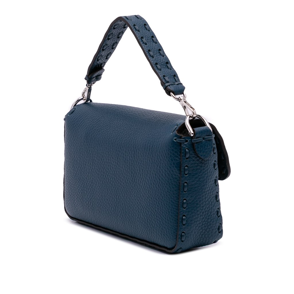 Fendi Mini Leather Selleria Baguette Satchel - 2