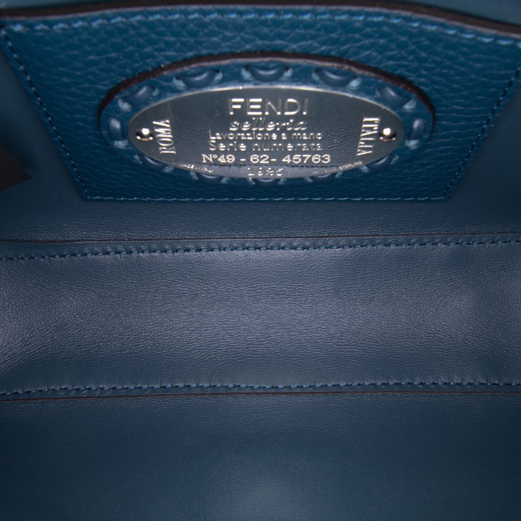 Fendi Mini Leather Selleria Baguette Satchel - 4