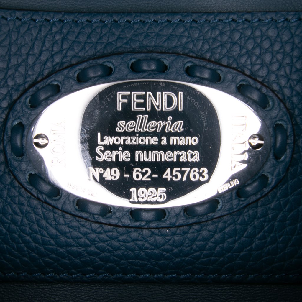 Fendi Mini Leather Selleria Baguette Satchel - 5