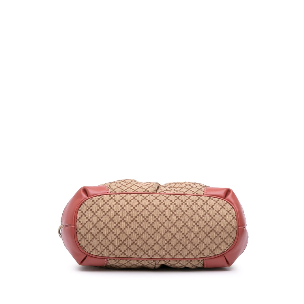 Gucci Diamante Canvas Sukey Satchel - Image 6