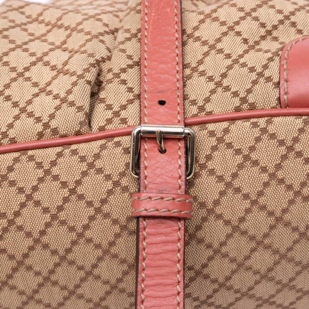 Gucci Diamante Canvas Sukey Satchel - Image 10