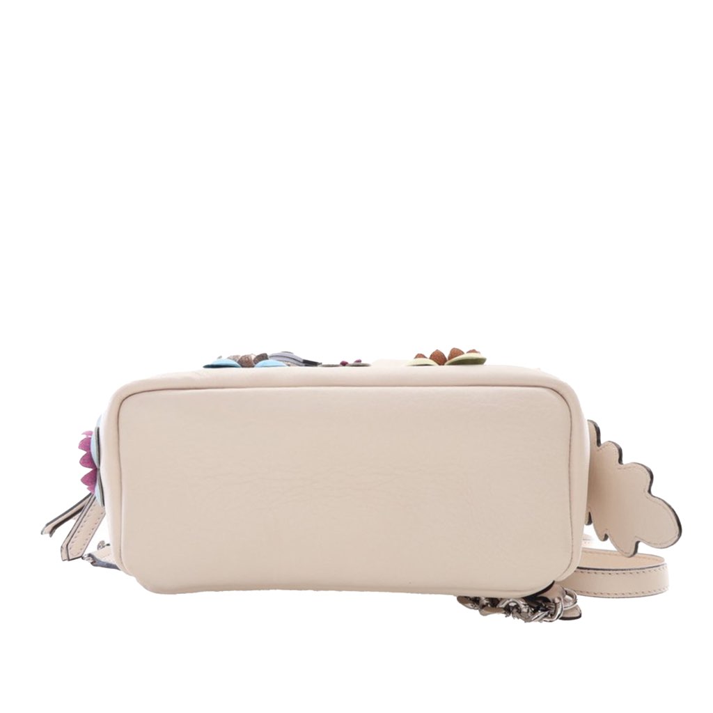 Fendi Mini Leather Vitello By The Way Flowerland Backpack - 3