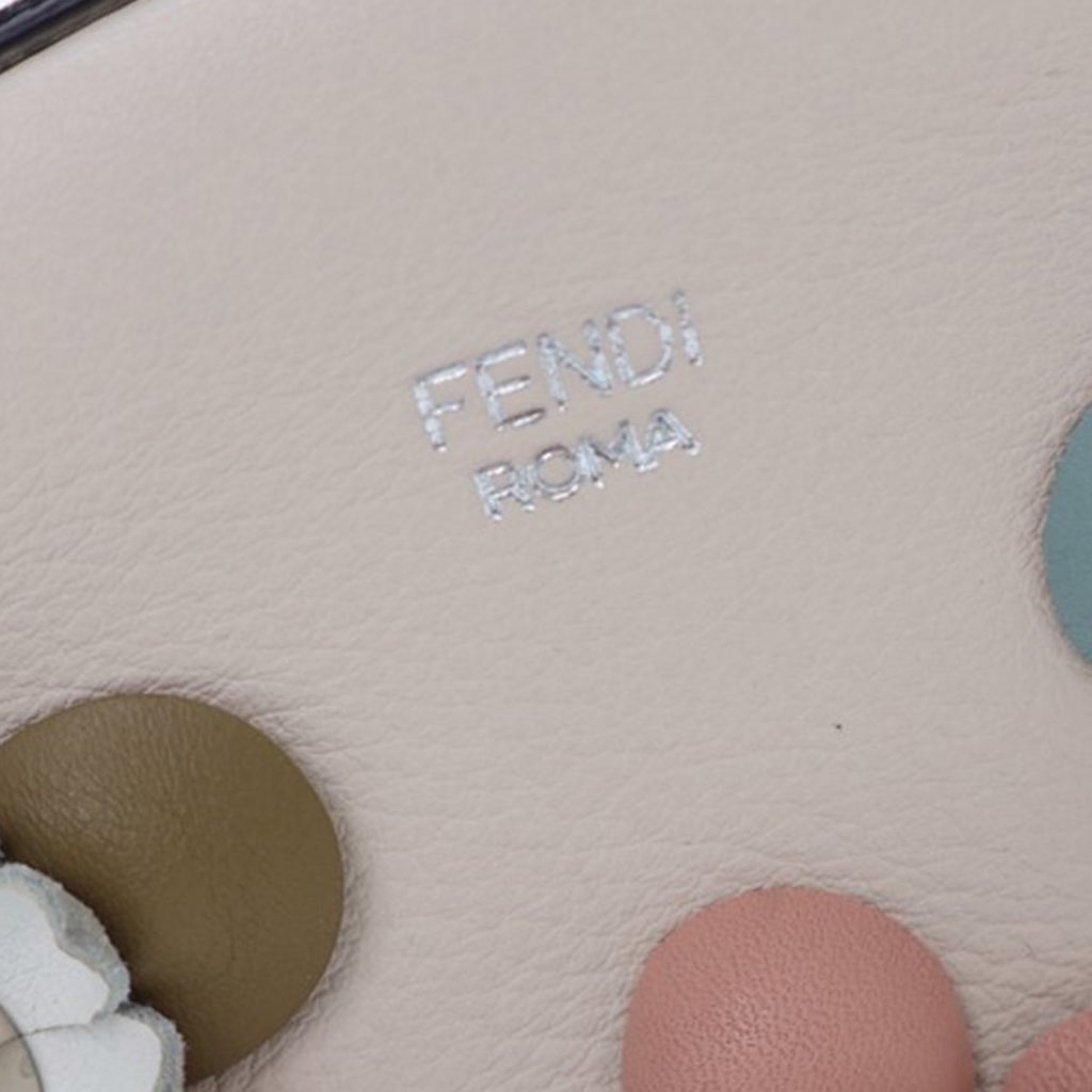 Fendi Mini Leather Vitello By The Way Flowerland Backpack - 5