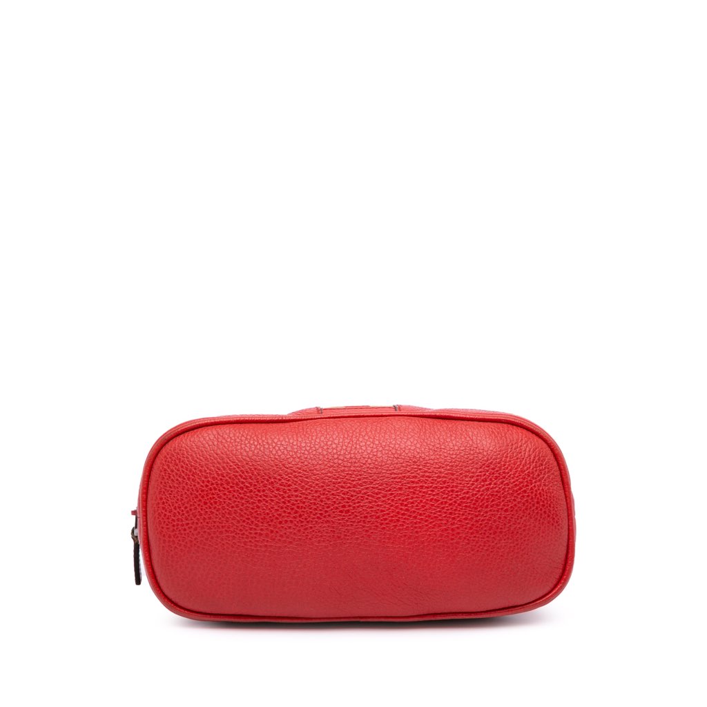 Gucci Mini Leather Web Dome Satchel - Image 6