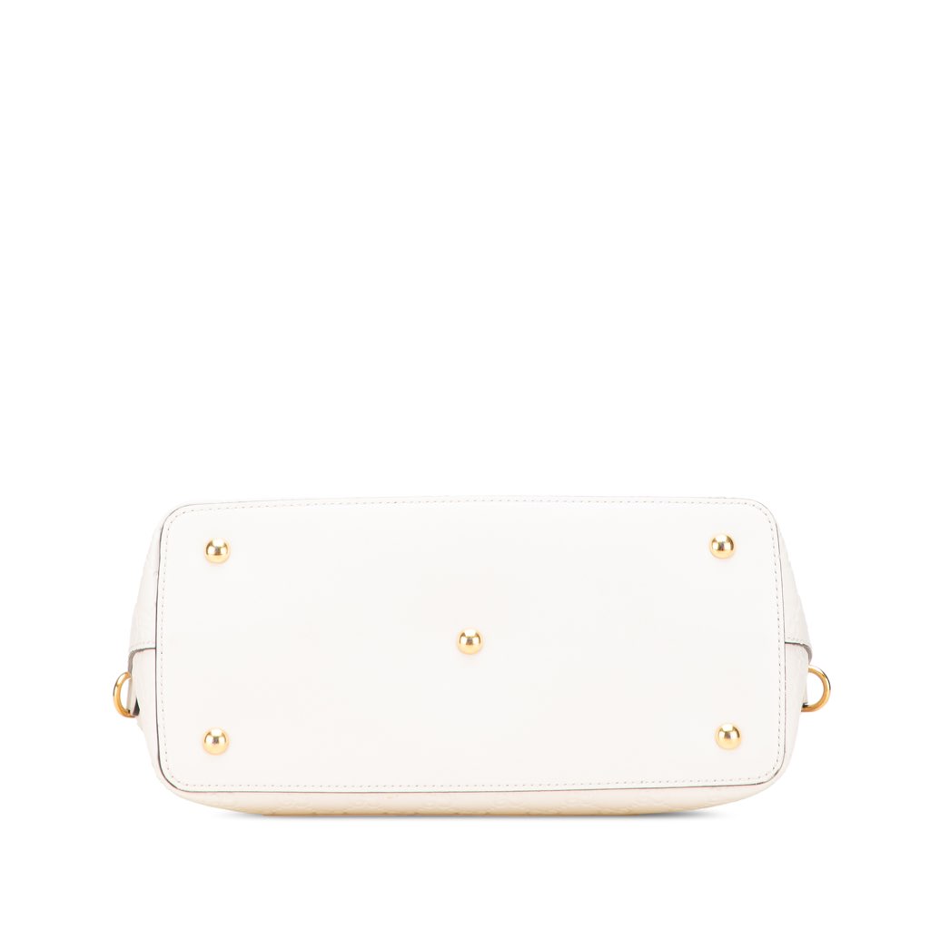Gucci Guccissima Linea A Fold Over Satchel - Image 6