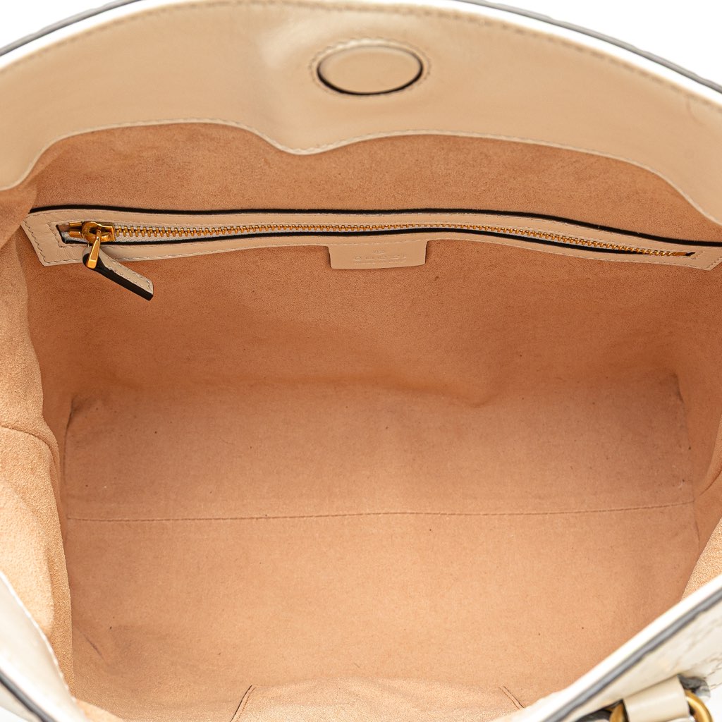 Gucci Guccissima Linea A Fold Over Satchel - 4