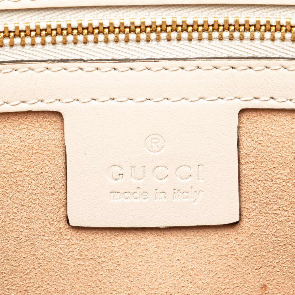 Gucci Guccissima Linea A Fold Over Satchel - Side view