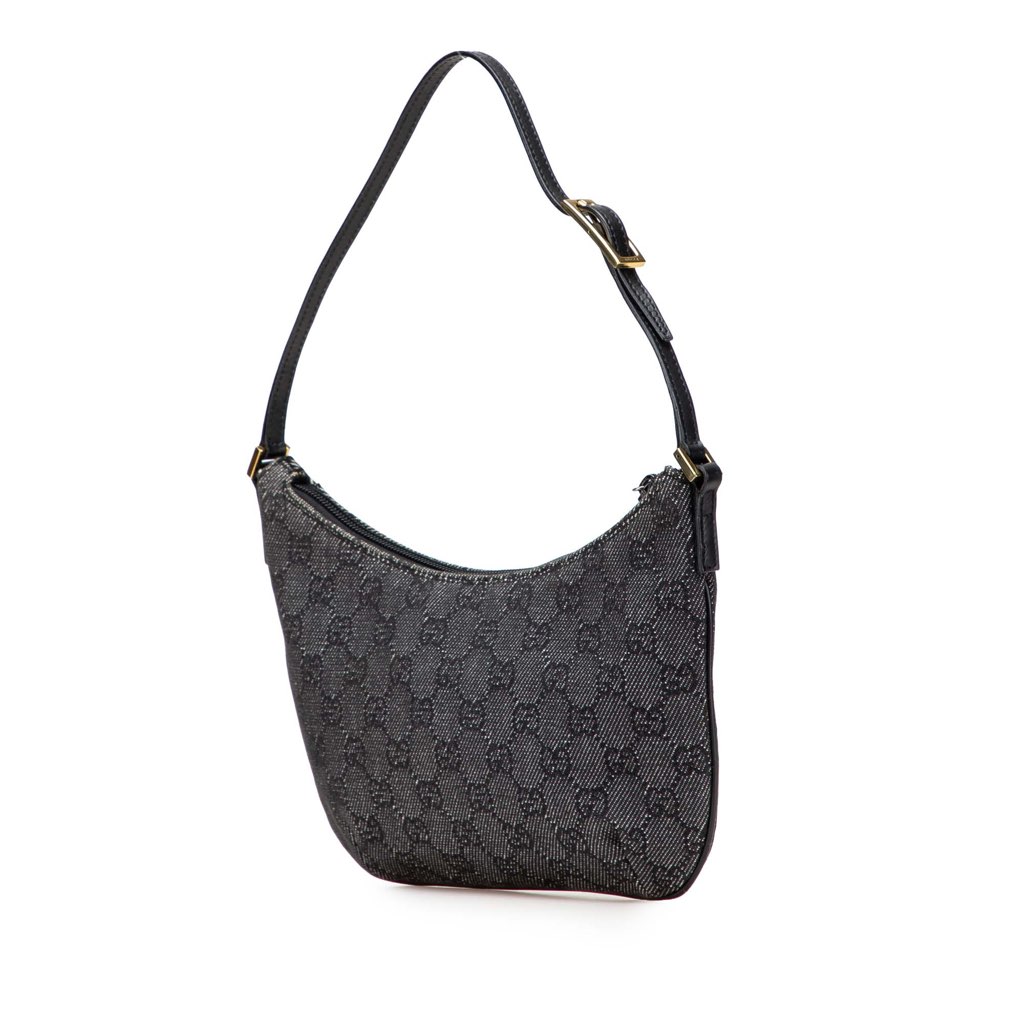 Gucci GG Denim Shoulder Bag - 2