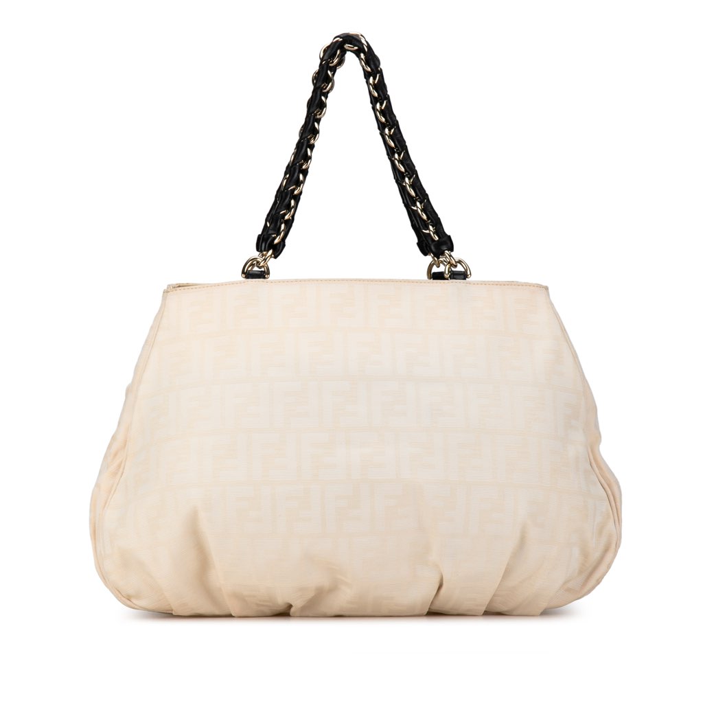 Fendi Large Zucca Canvas Mia Tote - 3