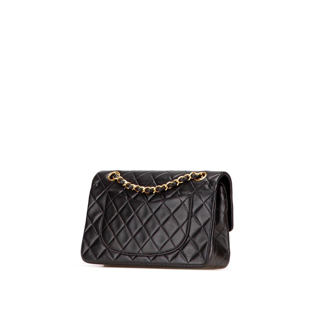 Chanel Small Classic Lambskin Double Flap - Back view