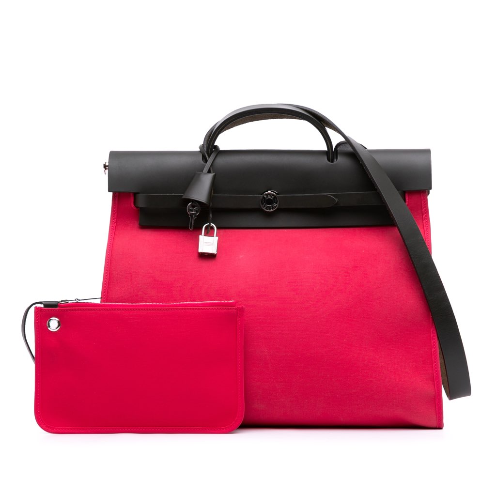 Hermès Toile Herbag Zip 39 - Image 10