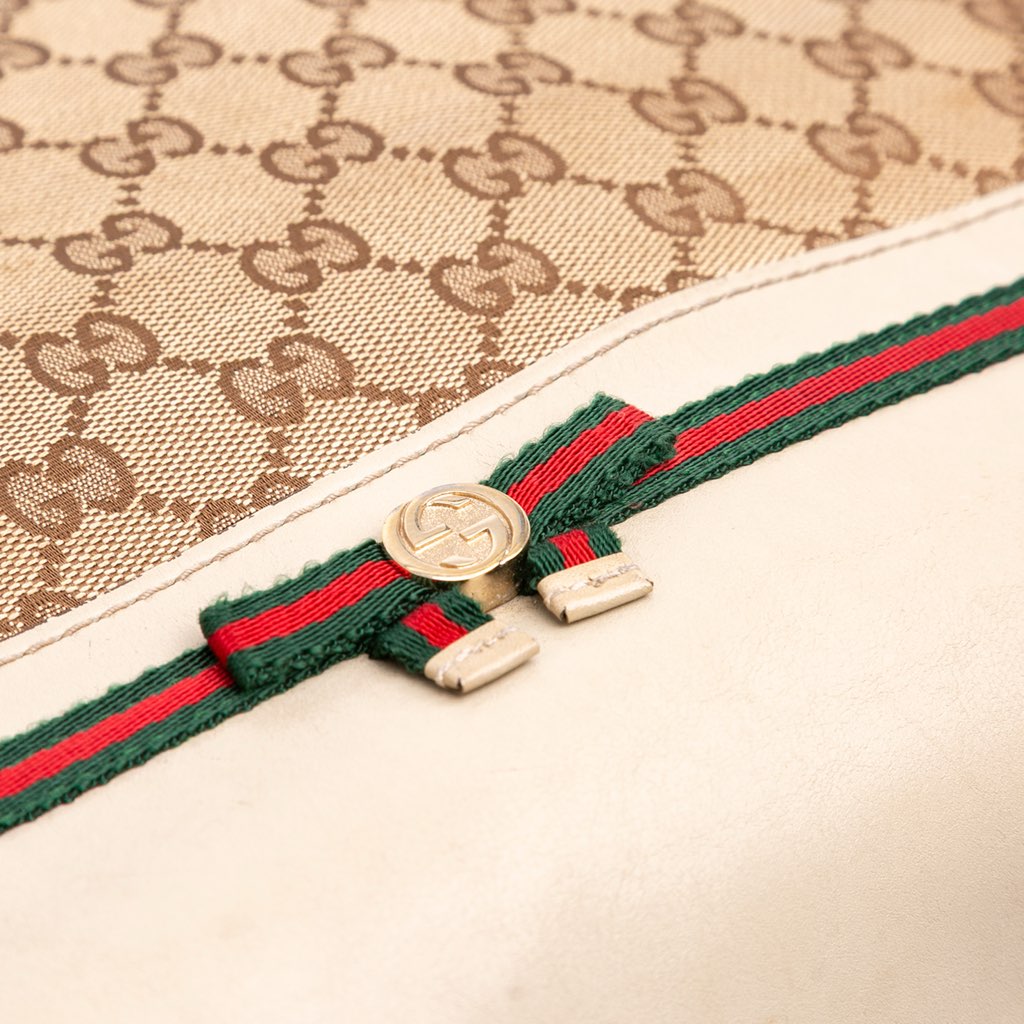 Gucci GG Canvas Web Mayfair Satchel - Image 11