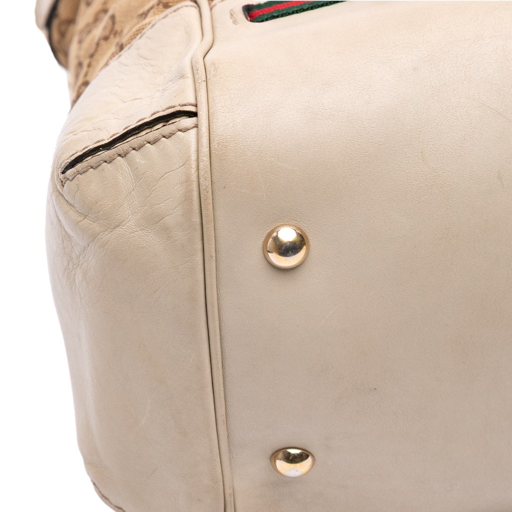 Gucci GG Canvas Web Mayfair Satchel - Image 12