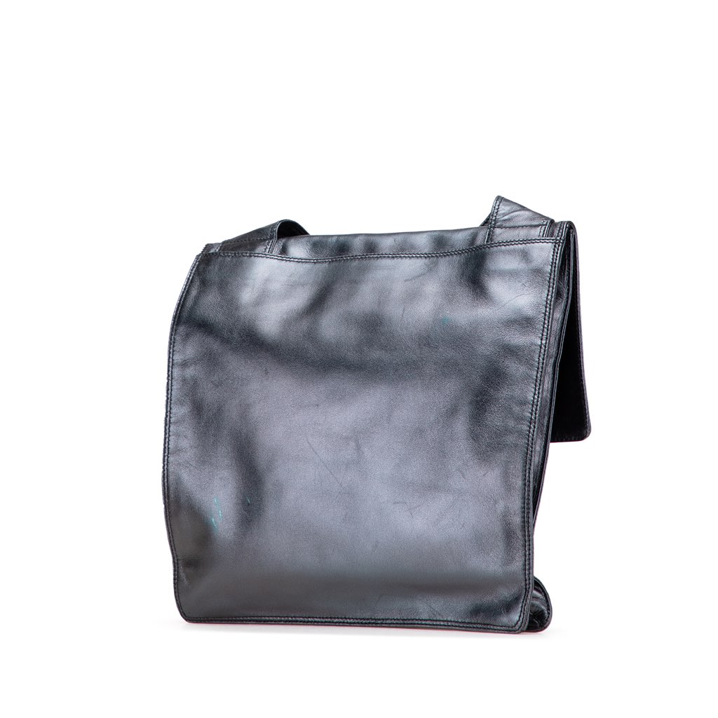 Chanel Lambskin Messenger Bag - Back view