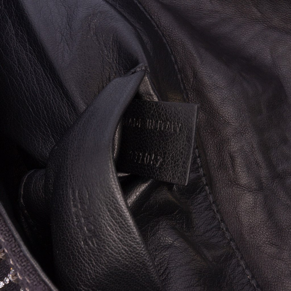 Chloé Crystal Embellish Canvas Clutch - 5