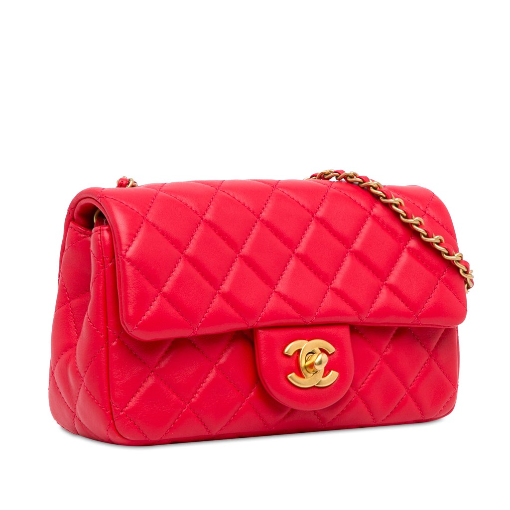 Chanel Mini Rectangular Lambskin Pearl Crush Flap - 2