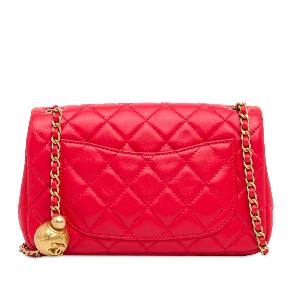 Chanel Mini Rectangular Lambskin Pearl Crush Flap - 3
