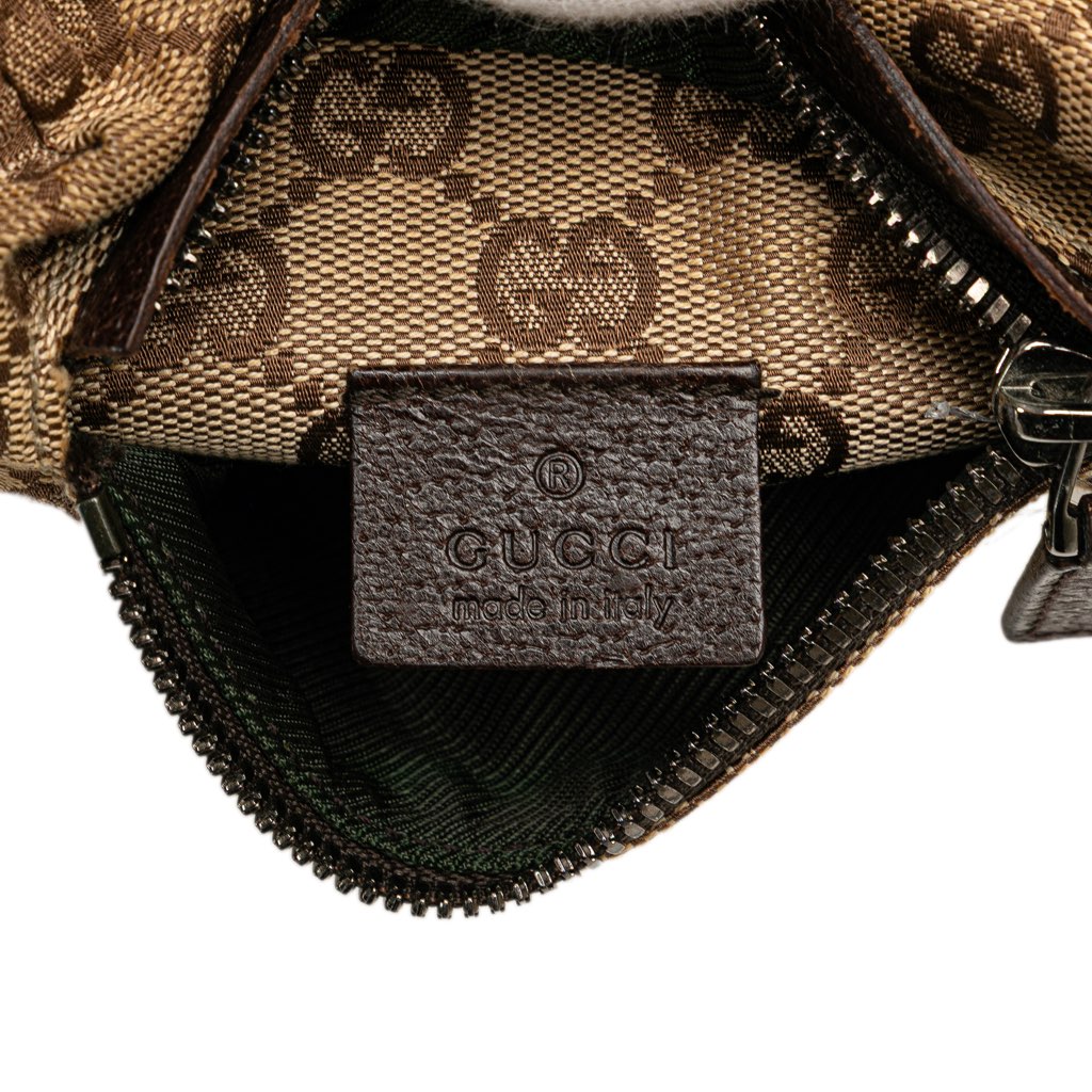 Gucci GG Canvas Double Pocket Belt Bag - 5