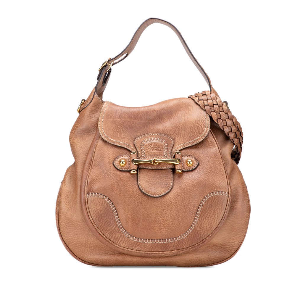 Gucci Large Leather New Pelham Satchel