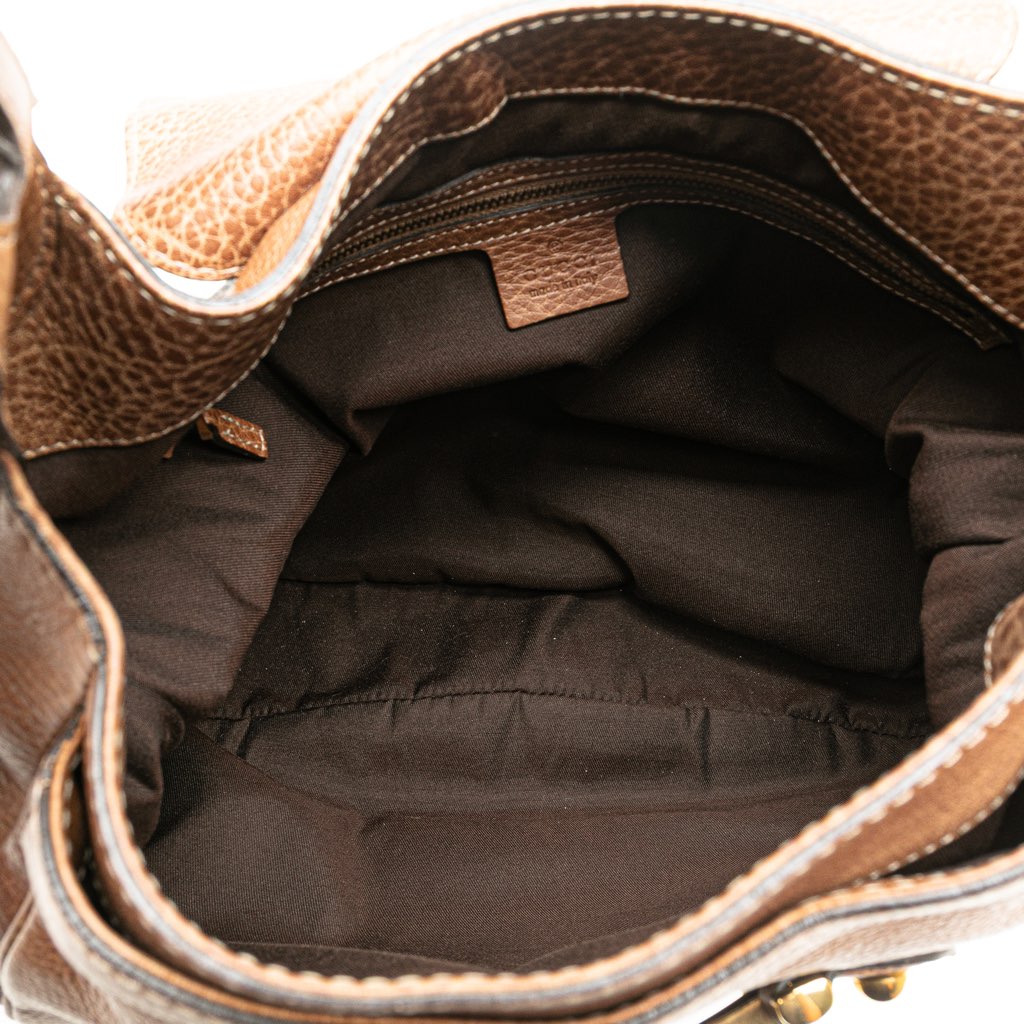 Gucci Large Leather New Pelham Satchel - 4