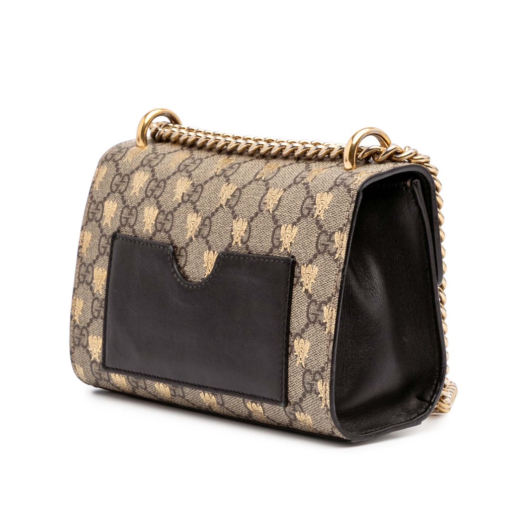 Gucci Small GG Supreme Bee Padlock Crossbody - 2