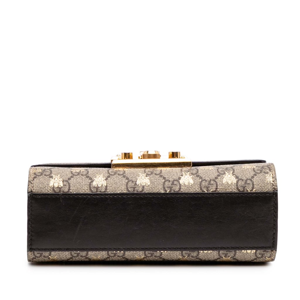 Gucci Small GG Supreme Bee Padlock Crossbody - 3