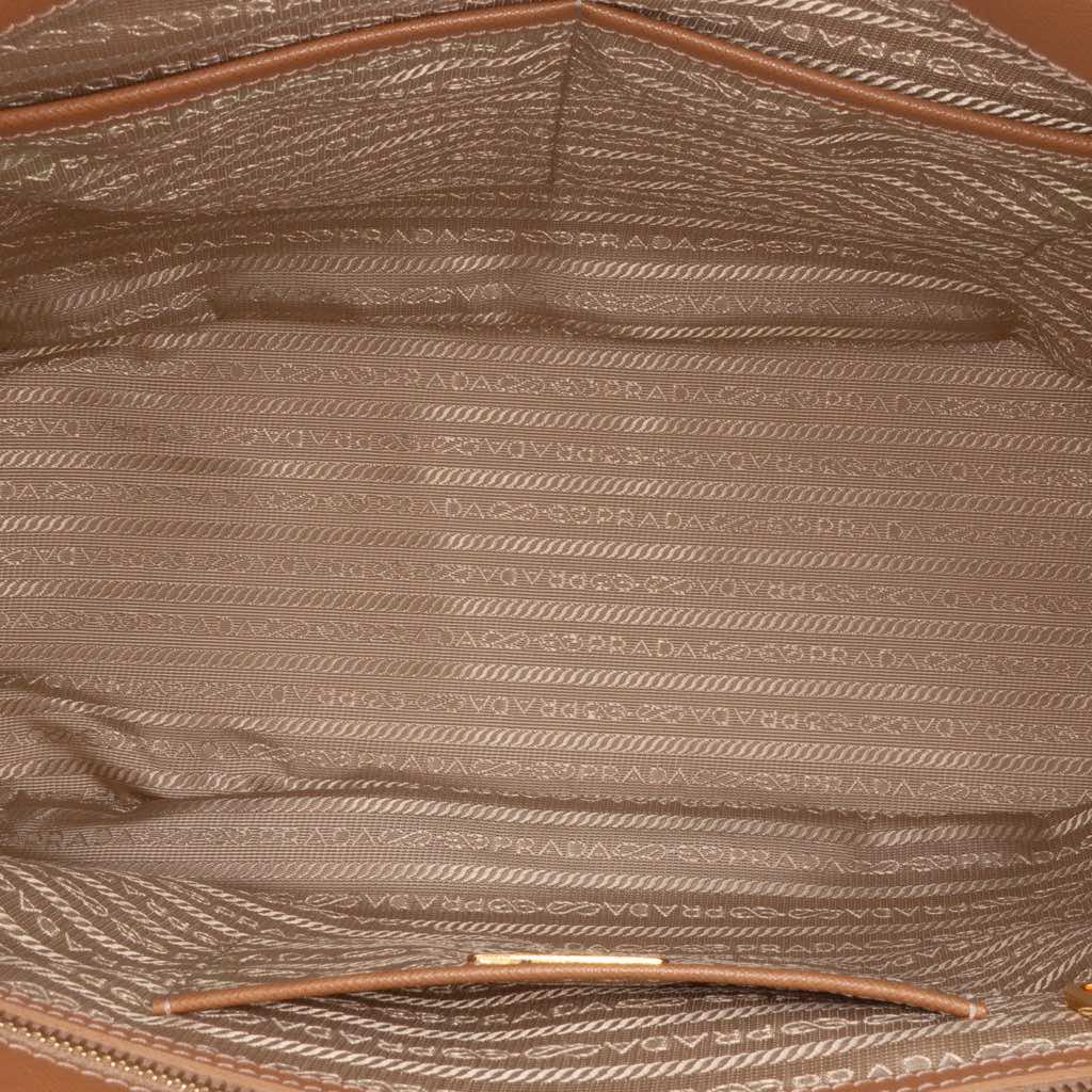 Prada Large Saffiano Lux Galleria Double Zip Satchel - 4