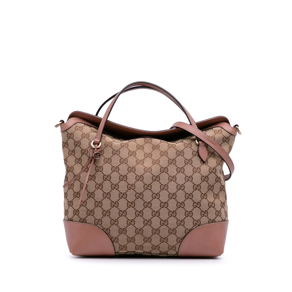 Gucci Medium GG Canvas Bree Satchel