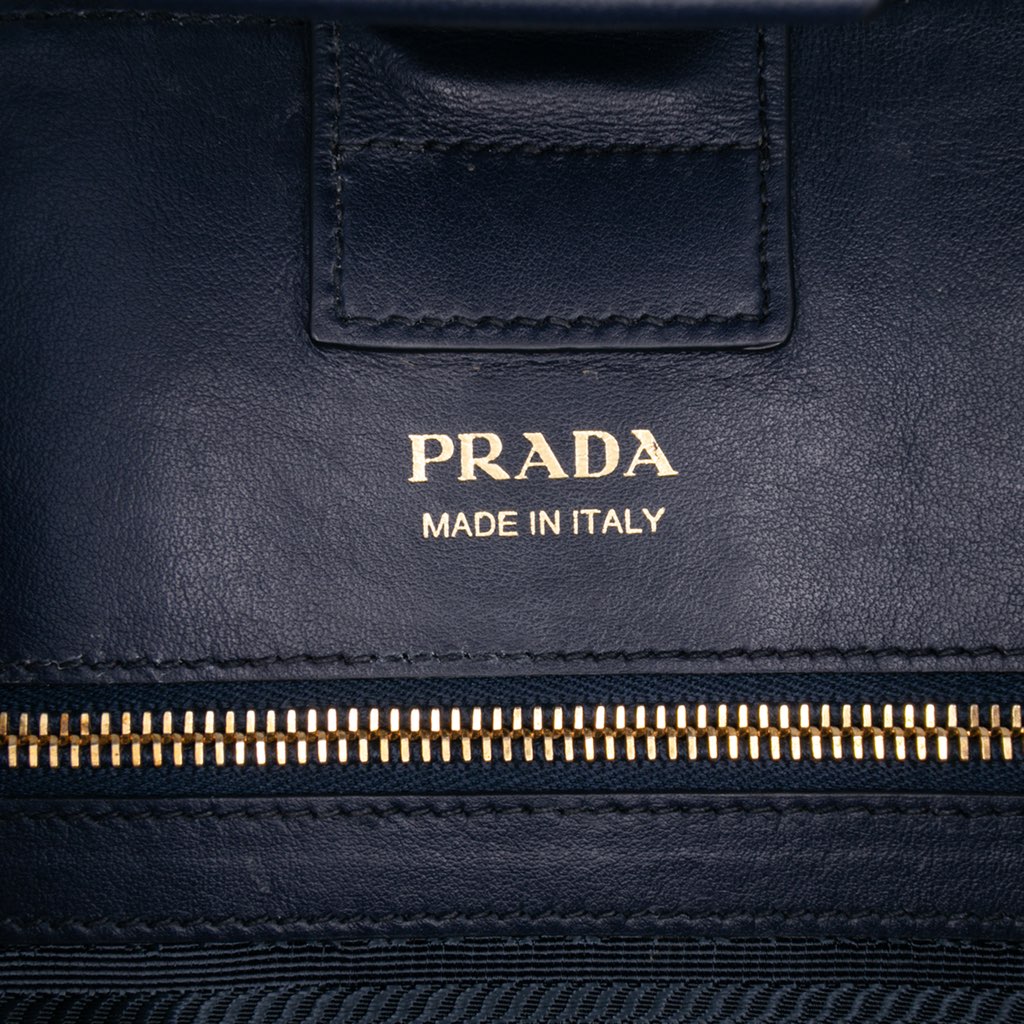 Prada City Calf Bibliotheque Satchel - 5