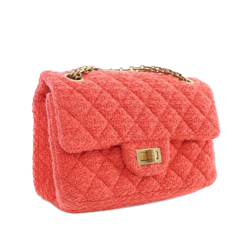 Chanel Mini Reissue 2.55 Tweed Single Flap 224 - 2