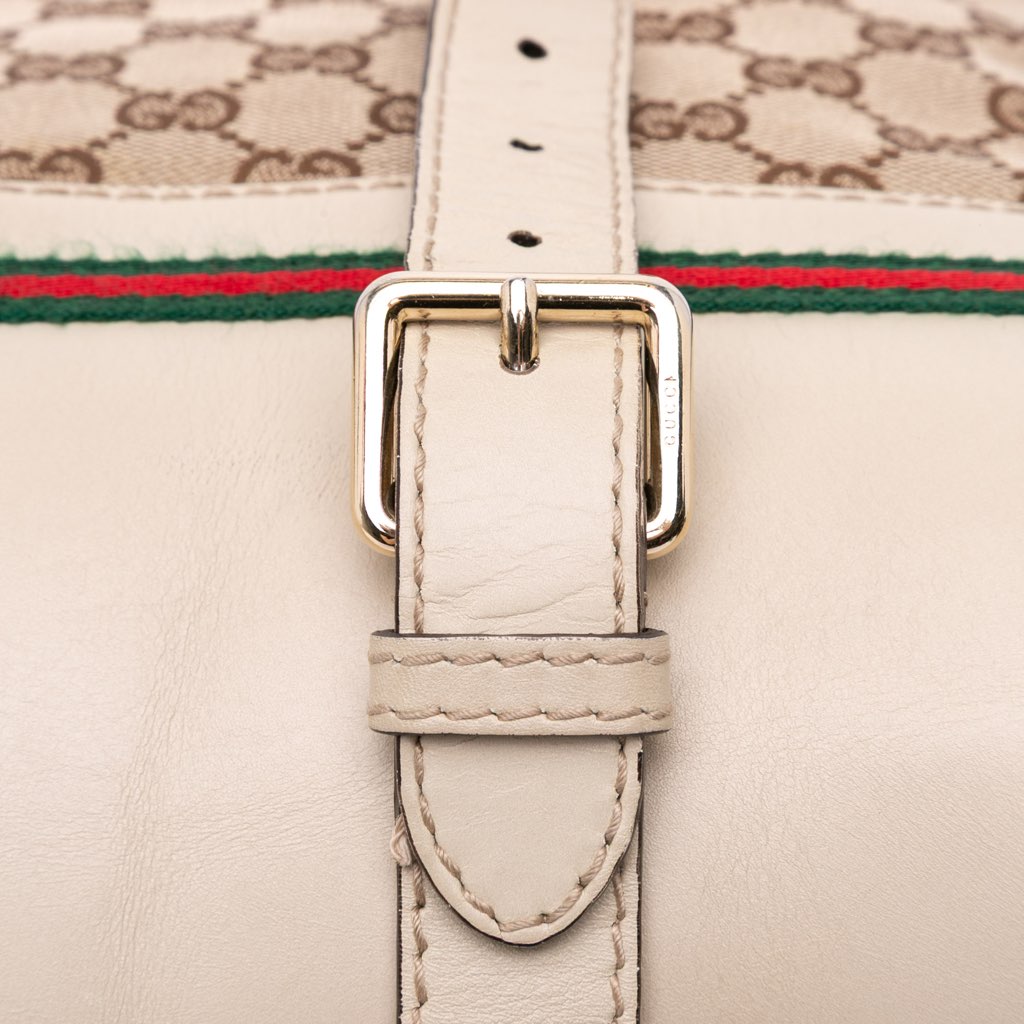 Gucci GG Canvas Web Mayfair Satchel - Image 10