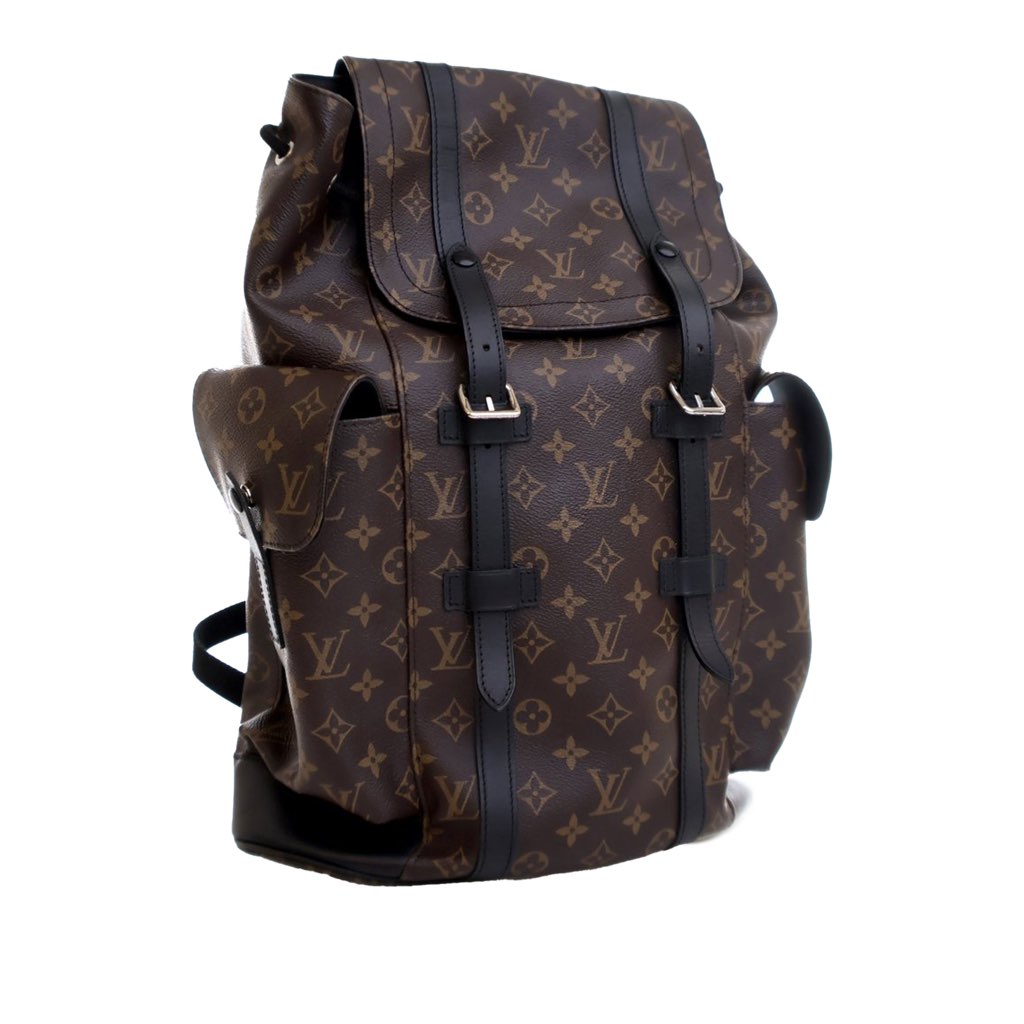 Louis Vuitton Monogram Macassar Christopher Backpack MM - 2