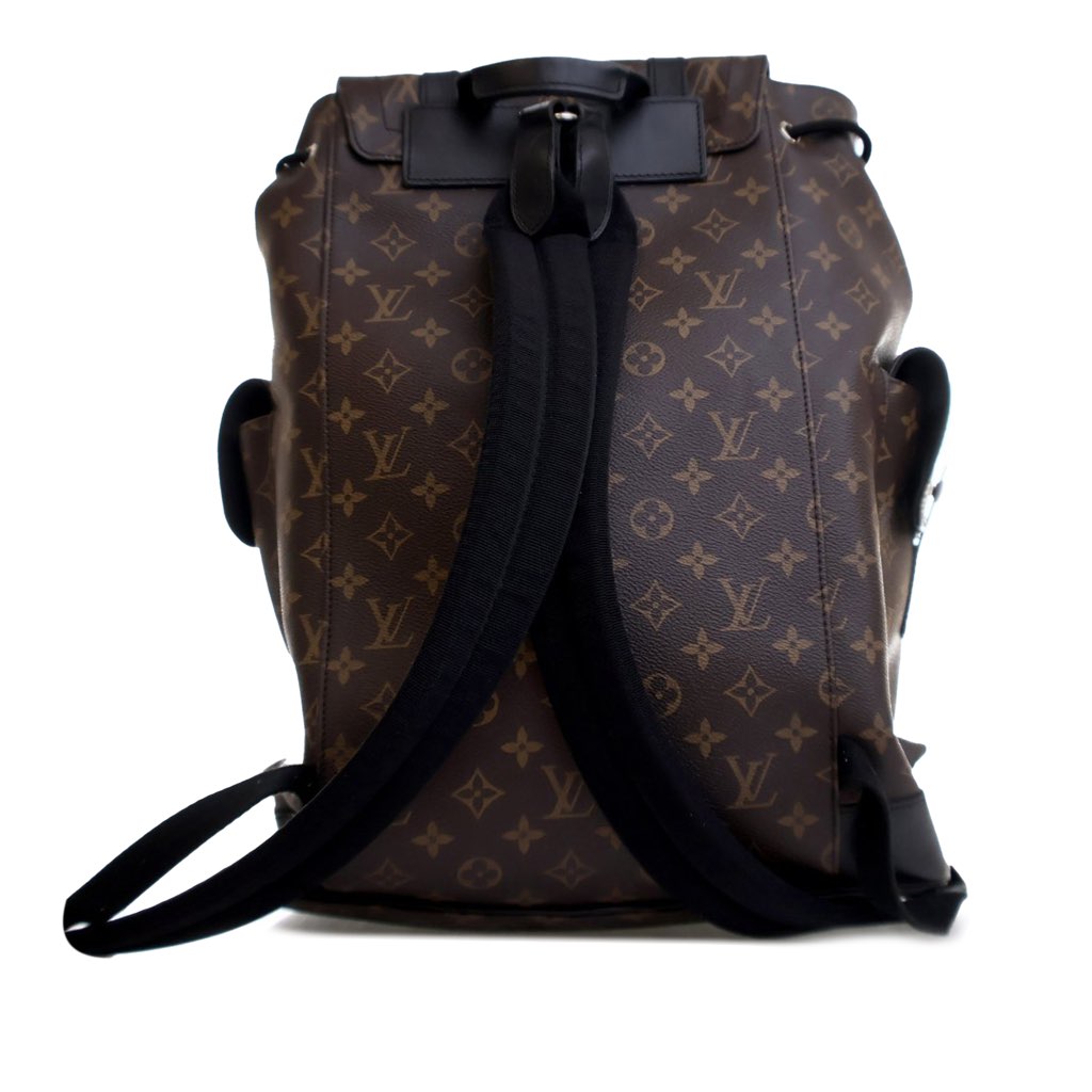 Louis Vuitton Monogram Macassar Christopher Backpack MM - 3
