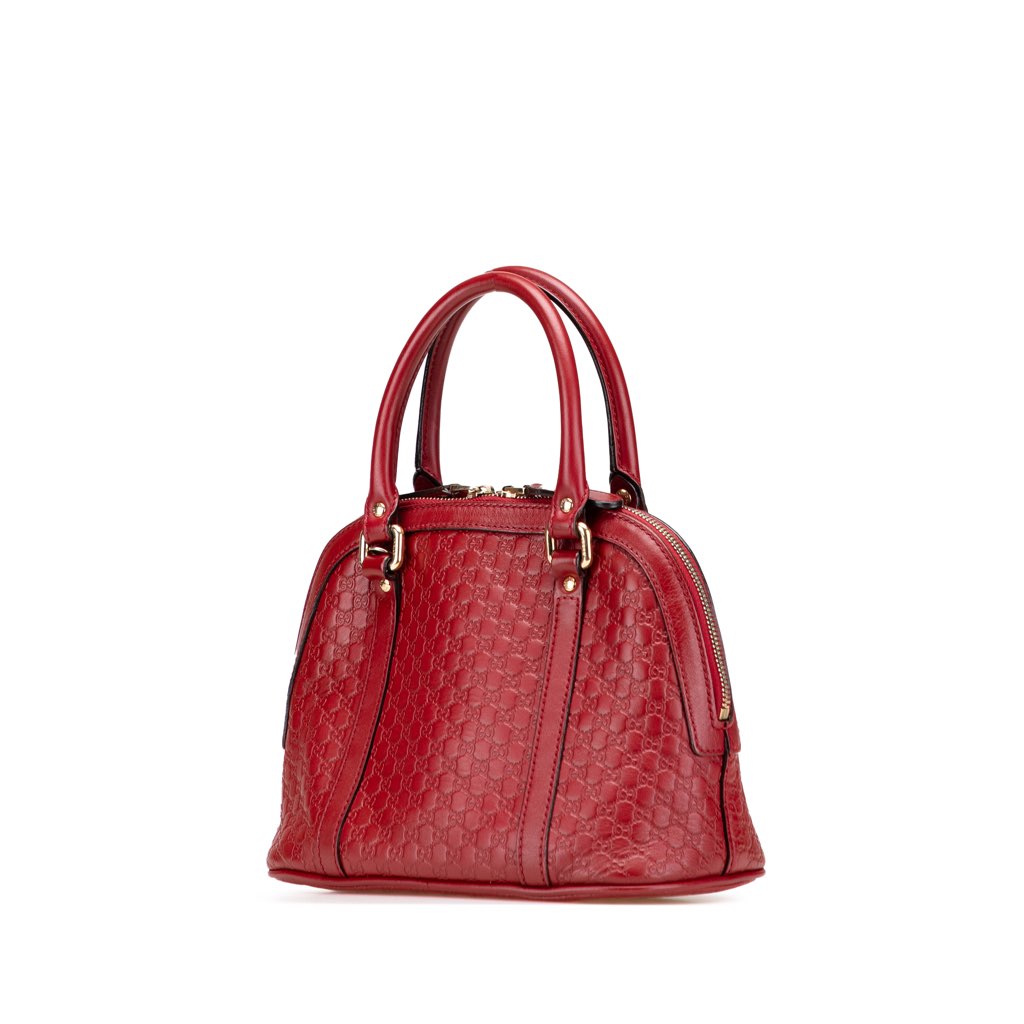 Gucci Mini Microguccissima Dome Satchel - Back view