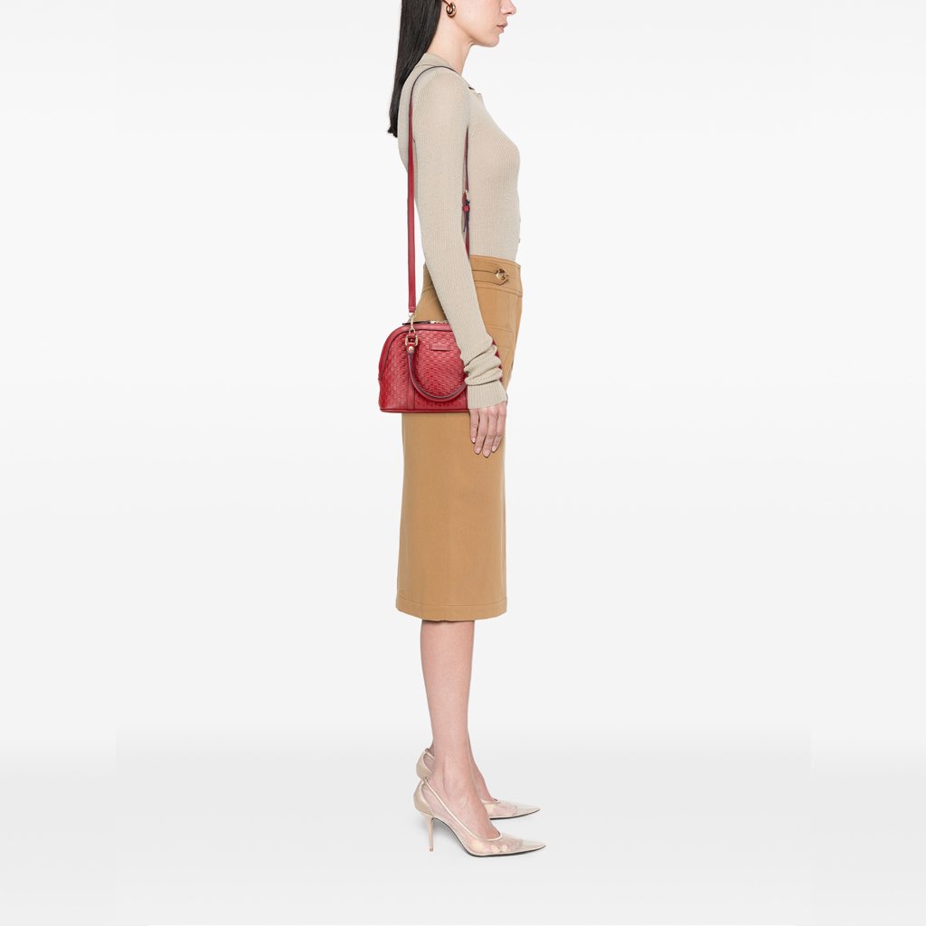 Gucci Mini Microguccissima Dome Satchel - Image 12