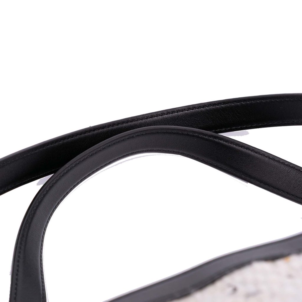 Bottega Veneta Large Wool and Calfskin Flip Flap Tote - Image 11