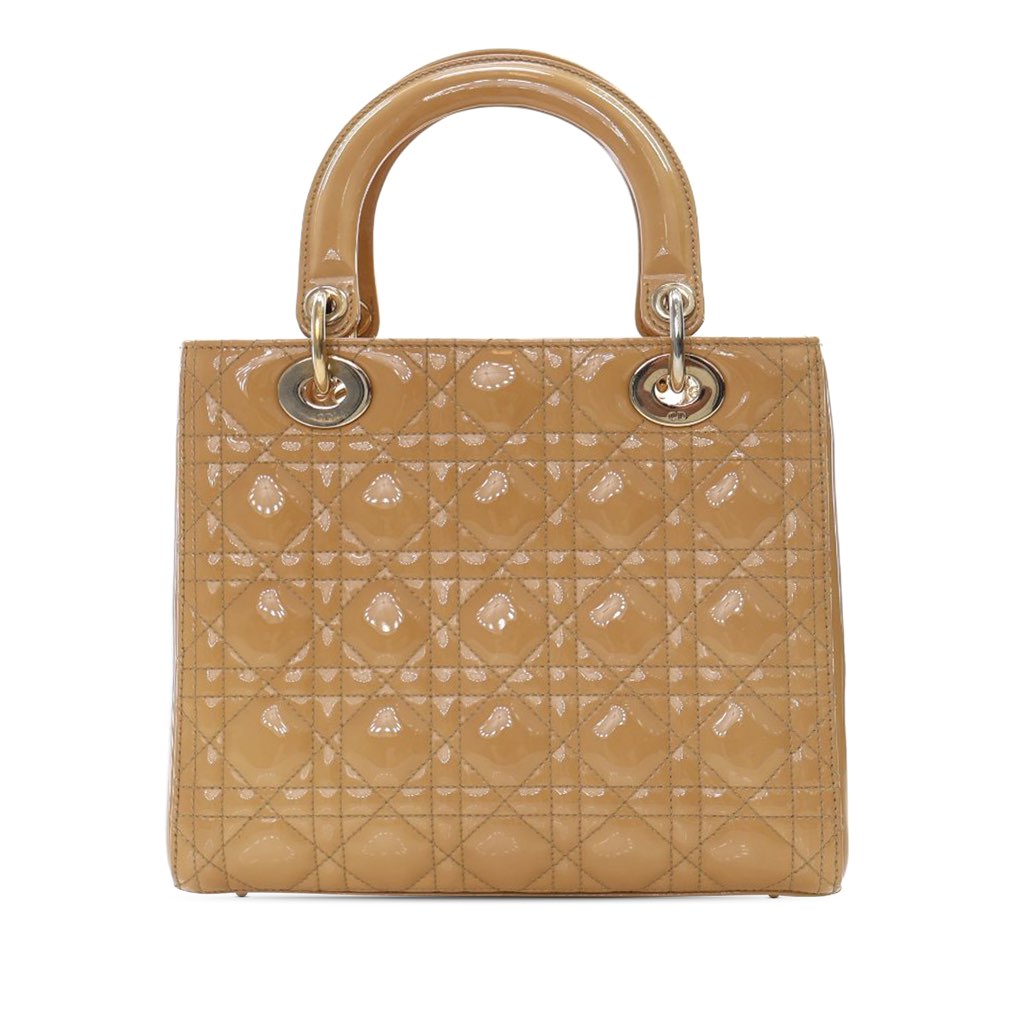 Dior Medium Patent Cannage Lady Dior - 2