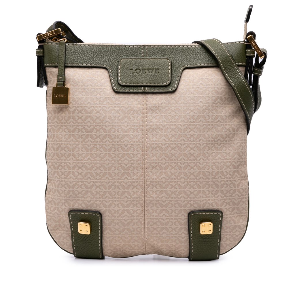 Loewe Anagram Canvas New Road Crossbody