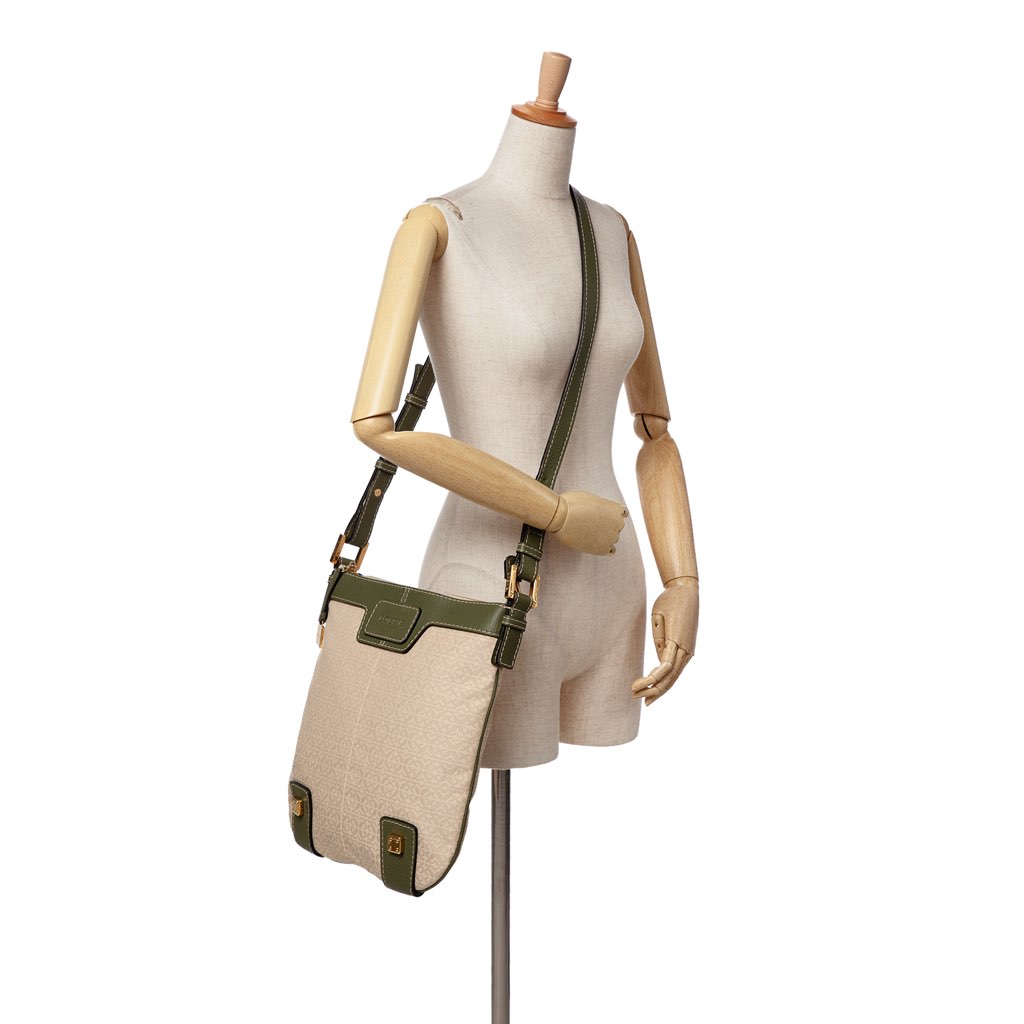 Loewe Anagram Canvas New Road Crossbody - Image 12