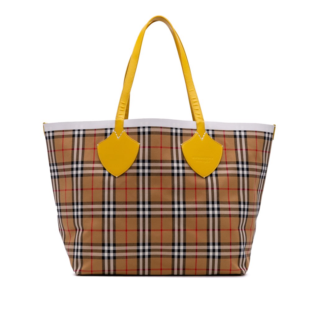 Burberry House Check Canvas The Giant Reversible Tote