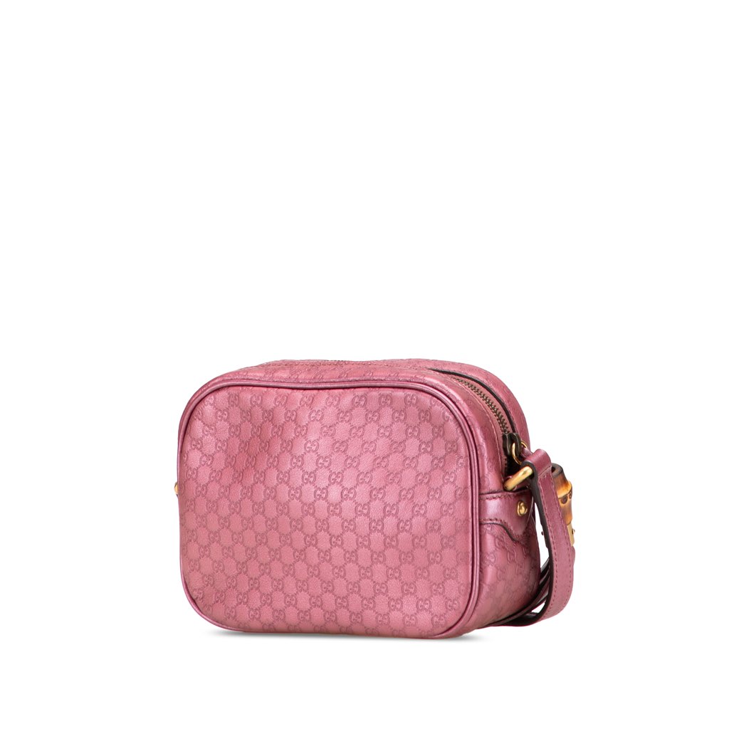 Gucci Metallic Microguccissima Sunshine Disco Camera Bag - Back view