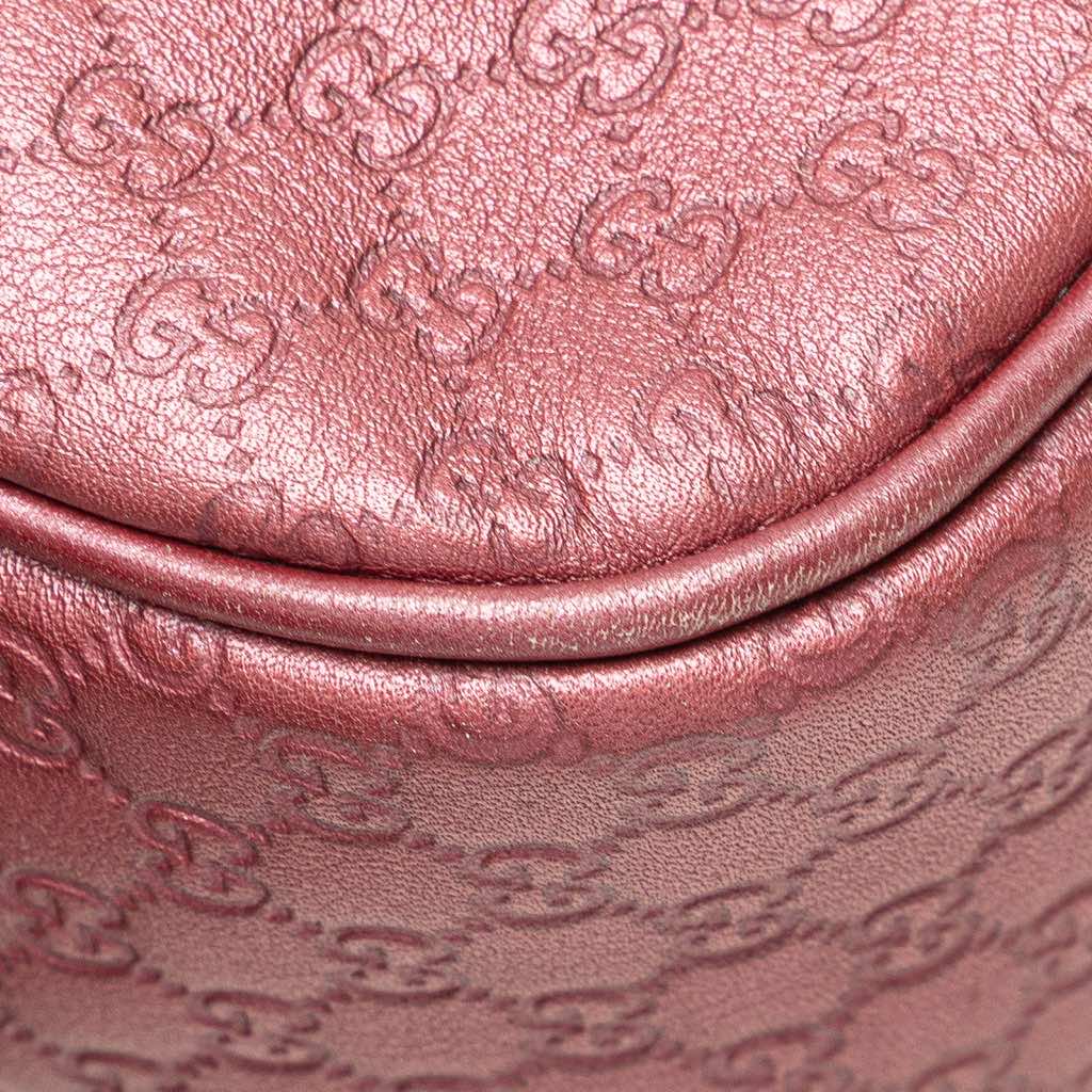 Gucci Metallic Microguccissima Sunshine Disco Camera Bag - Image 10